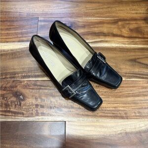 Cathy Jean Black Leather shoes